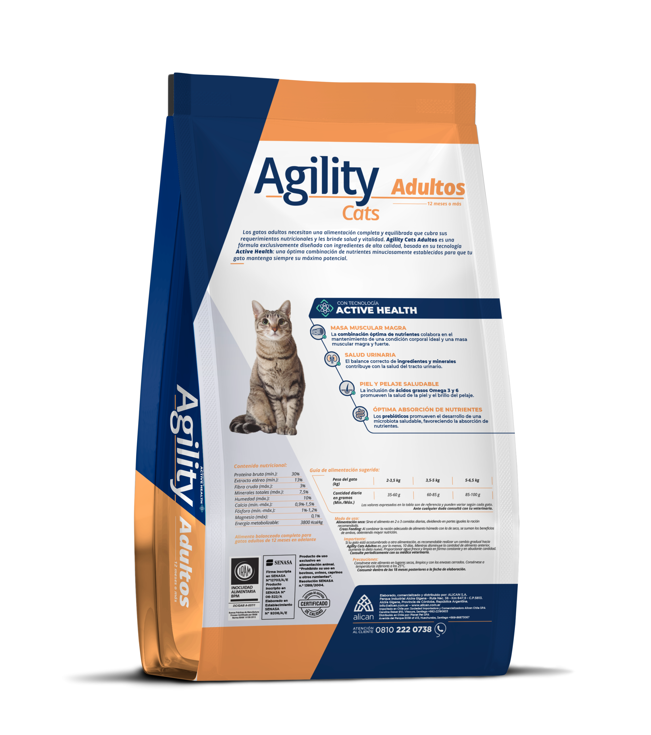 AGILITY GATO ADULTO 1.5KG - Imagen 2