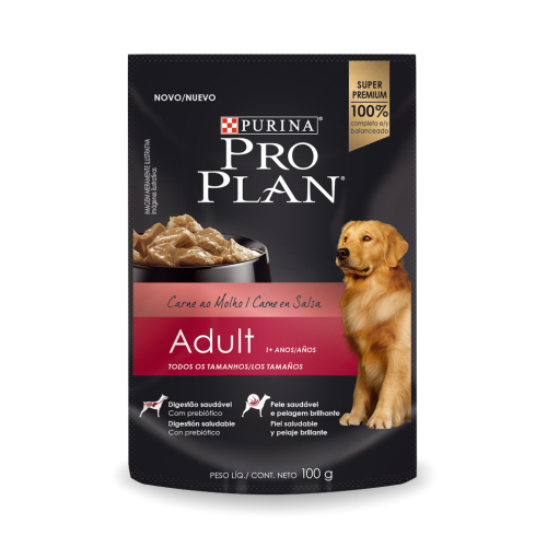 SOBRE PRO PLAN PERRO ADULTO CARNE EN SALSA 100GR