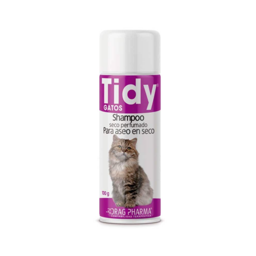 SHAMPOO SECO TIDY GATO 100GR