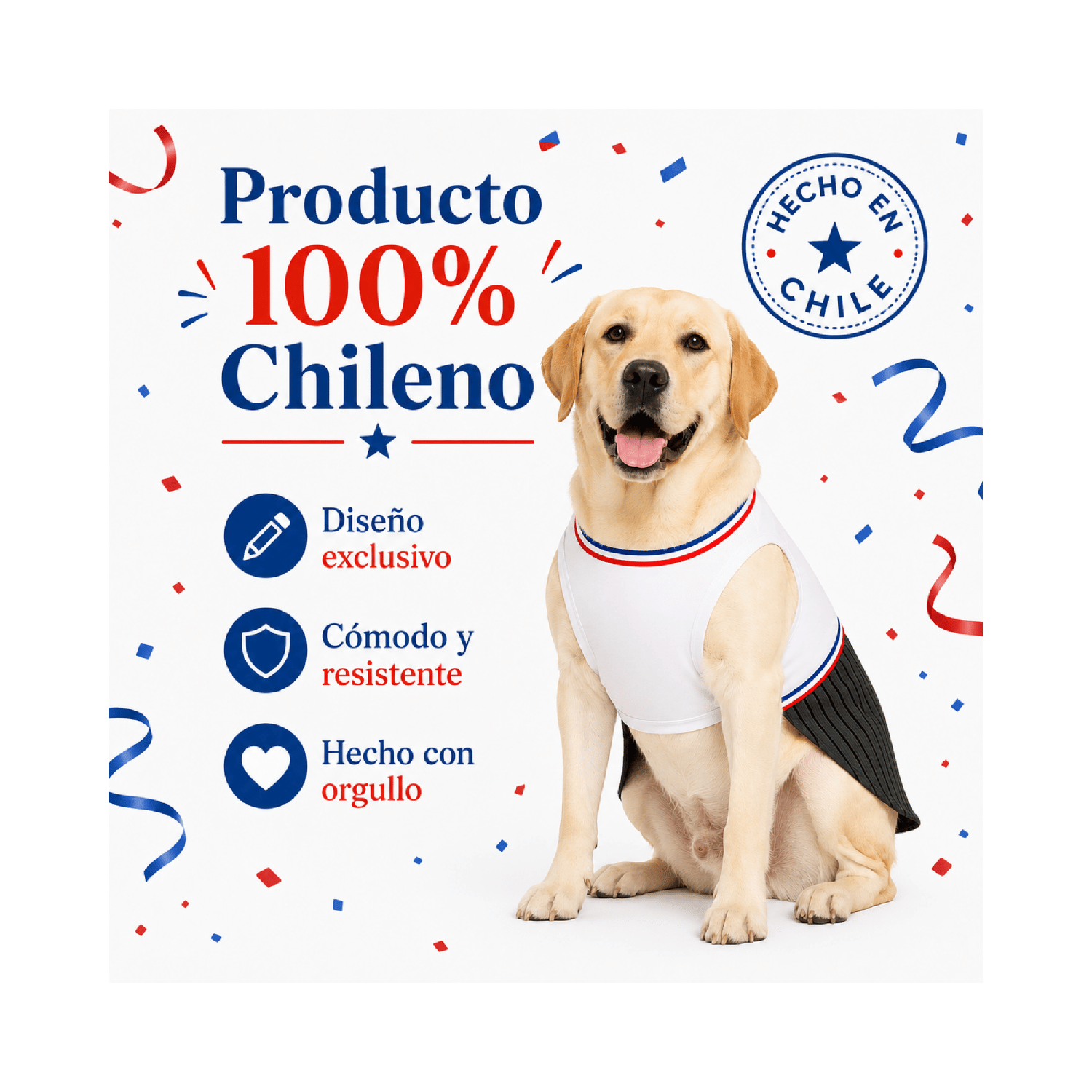 TRAJE DE HUASO PARA PERRITO 4XL - Imagen 7
